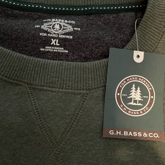 G.H Bass & Co. Other - Men’s G.H. Bass & Co. pullover sweatshirt XL NWT!